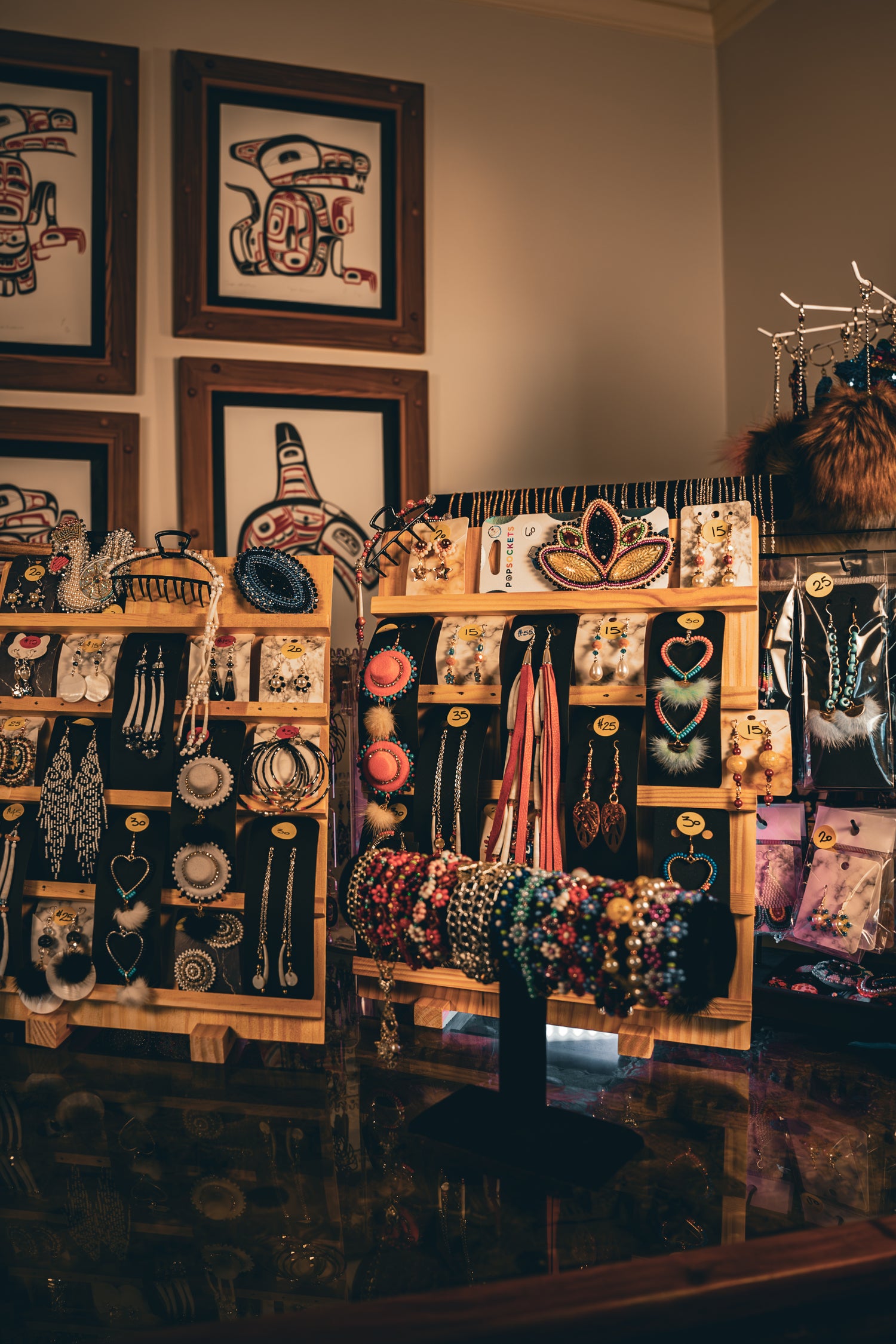 A display of Gamaats Mosaic products